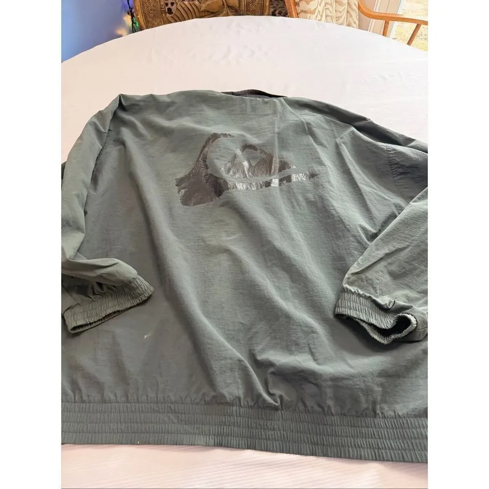 Quiksilver Men’s Vintage Y2k Pullover Windbreaker Jacket Size XL